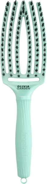 Изображение товара Расческа Olivia Garden Fingerbrush Boar & Nylon Arctic Teal
