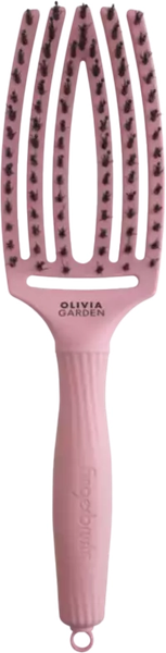 Изображение товара Расческа Olivia Garden Fingerbrush Boar & Nylon 2024 Soft Pink
