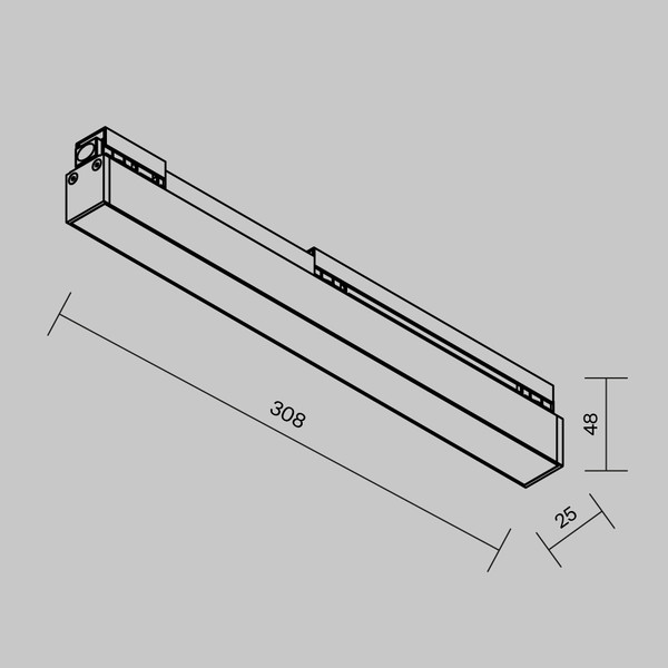 Изображение товара Светильник уличный Maytoni Basis O-TR02-1-S-12WB3K