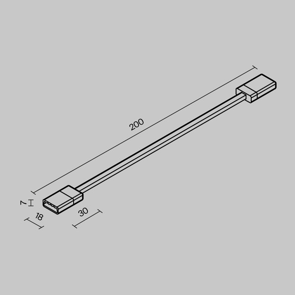 Изображение товара Коннектор для шинопровода Maytoni Exility O-TR002-SC