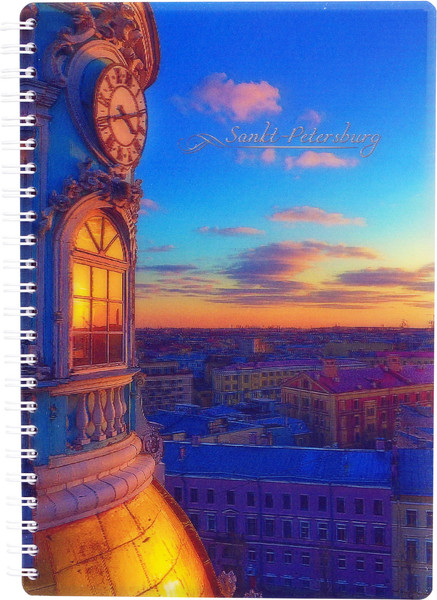Изображение товара Тетрадь Полином Атмосферный Петербург. Вид на город / 3427 (80л)