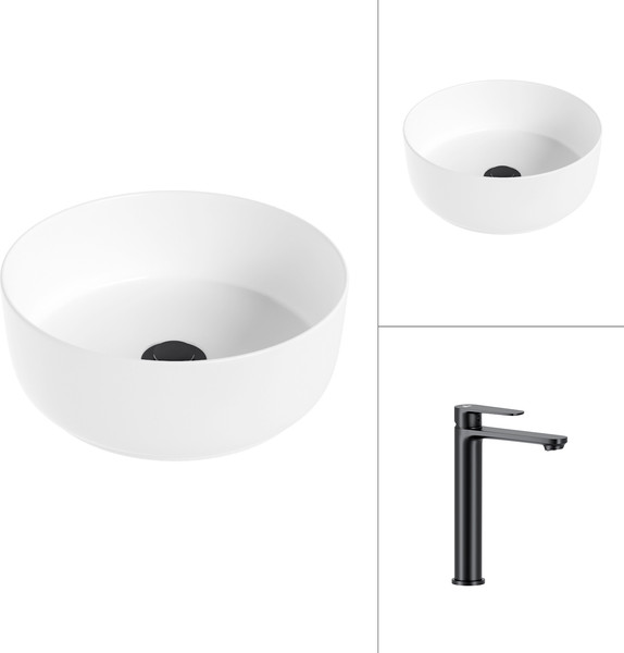 Изображение товара Умывальник со смесителем Lauter 21499-31 + Moon 21СК8691BS