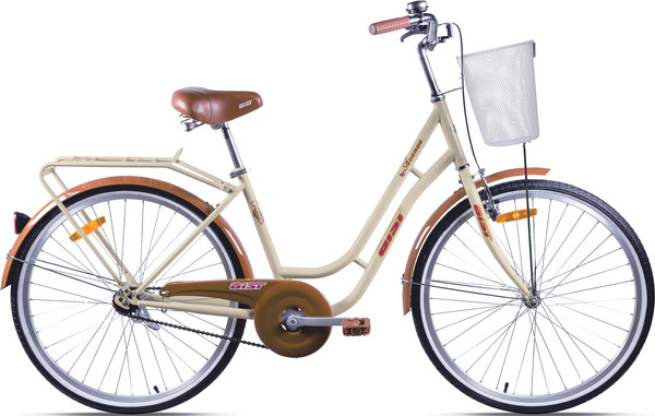 Изображение товара Велосипед AIST Avenue 26 2025 (бежевый, разобранный, в коробке)