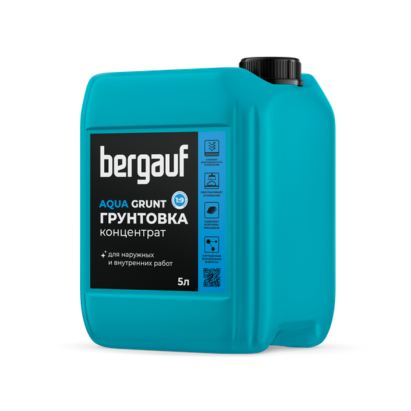Изображение товара Грунтовка Bergauf Aqua Grunt U (10л)