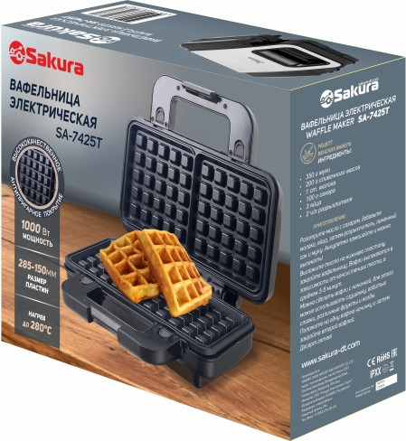 Изображение товара Вафельница Sakura SA-7425T
