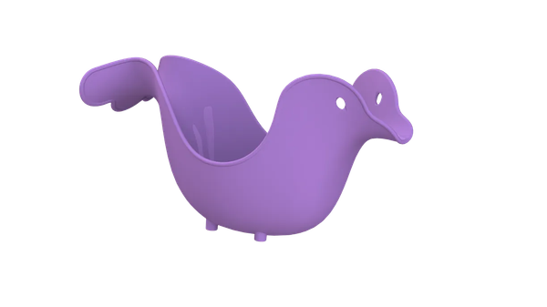 Изображение товара Набор ковшиков для купания KidPlast Птица / PL503605 (зеленый/фиолетовый)