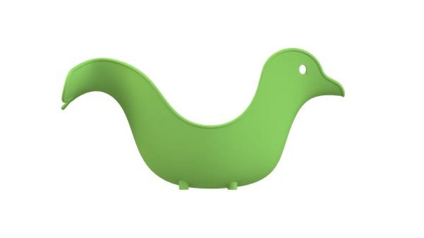 Изображение товара Набор ковшиков для купания KidPlast Птица / PL503605 (зеленый/фиолетовый)