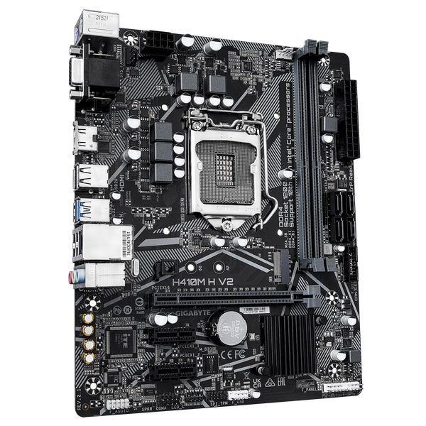 Изображение товара Материнская плата Gigabyte H410M H V2 2.1