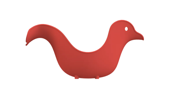 Изображение товара Набор ковшиков для купания KidPlast Птица / PL503505 (красный/зеленый)