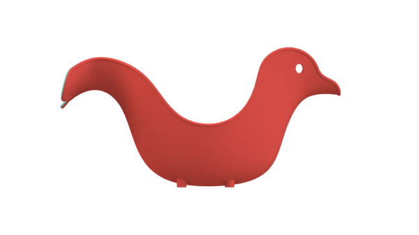 Изображение товара Набор ковшиков для купания KidPlast Птица / PL503405 (красный/фиолетовый)