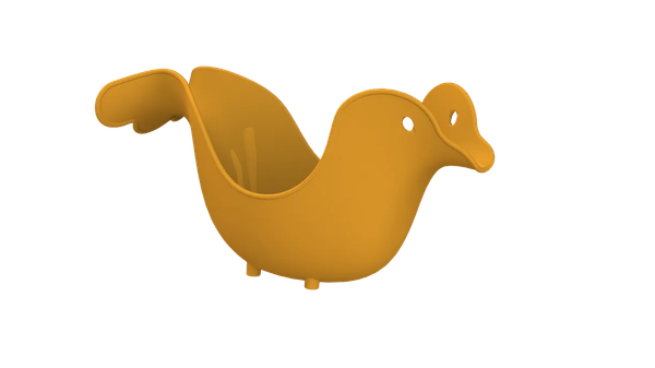 Изображение товара Набор ковшиков для купания KidPlast Птица / PL503805 (оранжевый/зеленый)