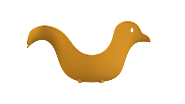 Изображение товара Набор ковшиков для купания KidPlast Птица / PL503805 (оранжевый/зеленый)