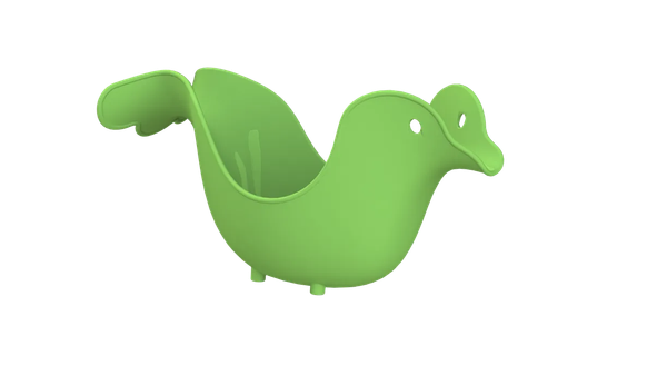 Изображение товара Набор ковшиков для купания KidPlast Птица / PL503805 (оранжевый/зеленый)