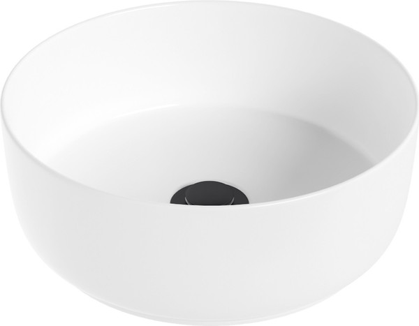 Изображение товара Умывальник со смесителем Lauter 21499-31 + Cascade 21СК0655BS + сифон 21635B + дон.клапан 21190B (черный матовый)