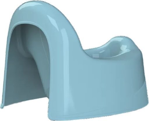 Изображение товара Детский горшок KidPlast Bunny / PL023104 (голубой)