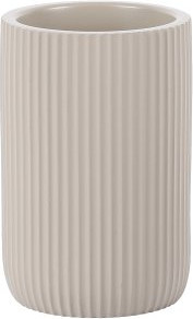 Изображение товара Стакан для зубной щетки и пасты Axentia Самос 136193 (серо-коричневый)