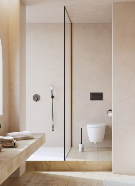 Изображение товара Держатель для туалетной бумаги Bisk 08624 (черный матовый)