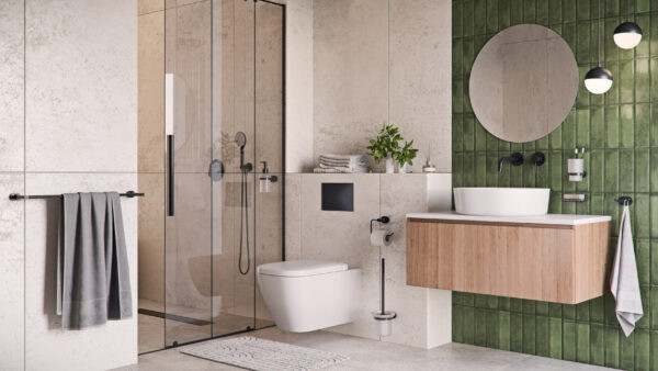 Изображение товара Ершик для унитаза Bisk 08623 (черная матовый)