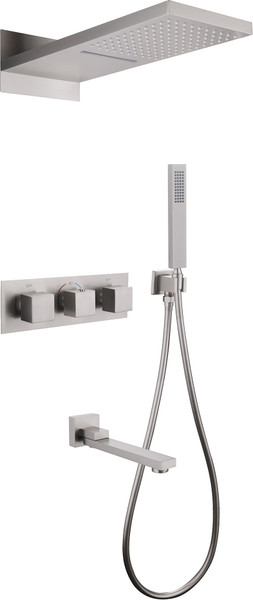 Изображение товара Душевая система со смесителем Abber Daheim AF8253SP (хром)
