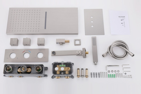 Изображение товара Душевая система со смесителем Abber Daheim AF8253SP (хром)