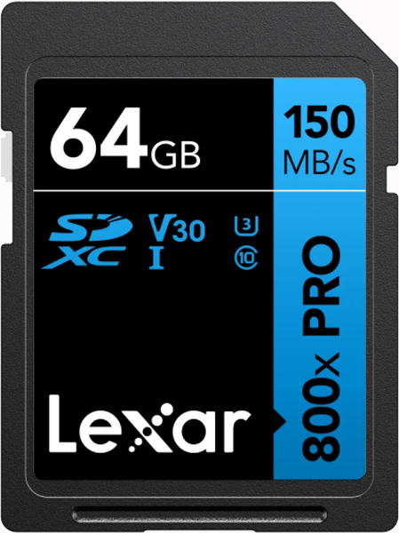 Изображение товара Карта памяти Lexar Professional 64GB 800x SDHC UHS-I (LSD0800P064G-BNNNG)