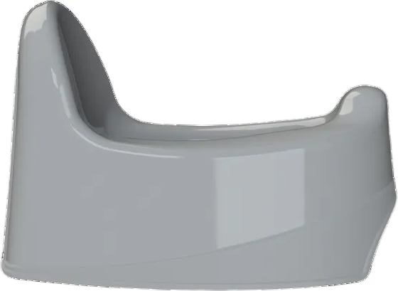 Изображение товара Детский горшок KidPlast Bunny / PL023304 (светло-серый)