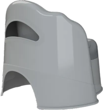 Изображение товара Детский горшок KidPlast Leader / PL075402 (светло-серый/серый)