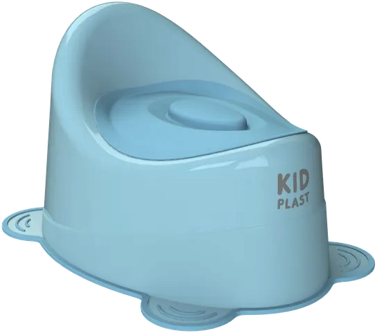 Изображение товара Детский горшок KidPlast Uniks / PL045702 (голубой/темно-голубой)