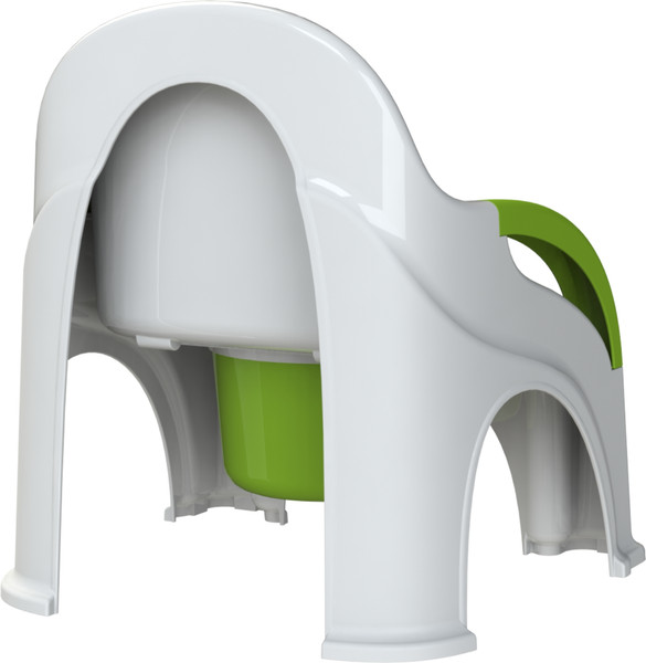 Изображение товара Детский горшок KidPlast Primo / PL115902 (белый/зеленый)