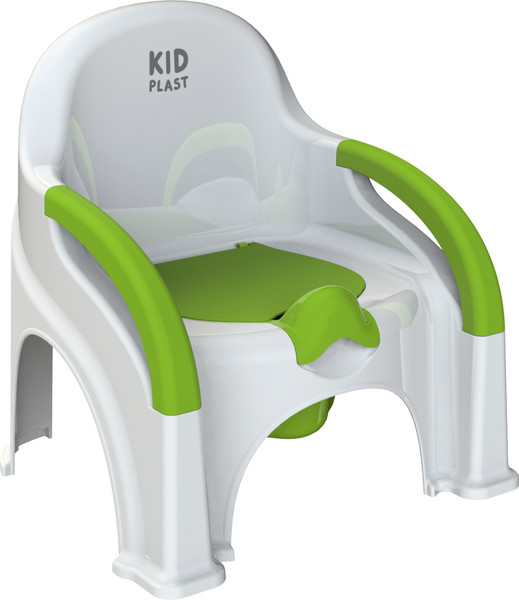 Изображение товара Детский горшок KidPlast Primo / PL115902 (белый/зеленый)