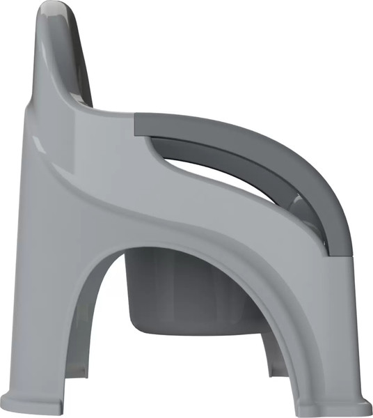 Изображение товара Детский горшок KidPlast Primo / PL116202 (светло-серый/серый)