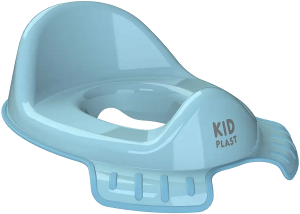 Изображение товара Детская накладка на унитаз KidPlast Flippi / PL124400 (голубой/темно-голубой)