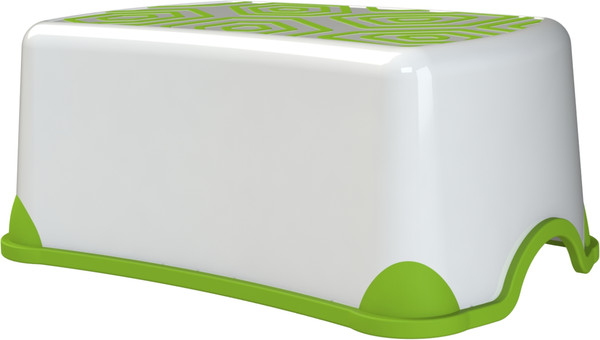 Изображение товара Табурет-подставка KidPlast Aster / PL194300 (белый/зеленый)