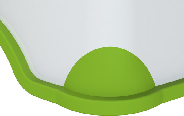 Изображение товара Табурет-подставка KidPlast Aster / PL194300 (белый/зеленый)