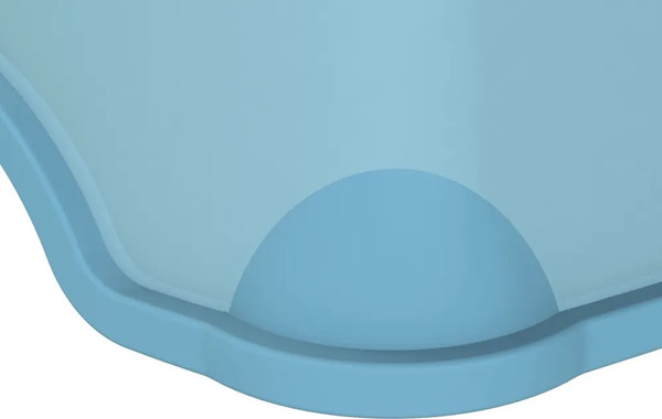 Изображение товара Табурет-подставка KidPlast Aster / PL194400 (голубой/темно-голубой)