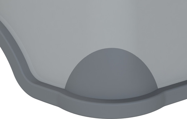 Изображение товара Табурет-подставка KidPlast Aster / PL194100 (светло-серый/серый)