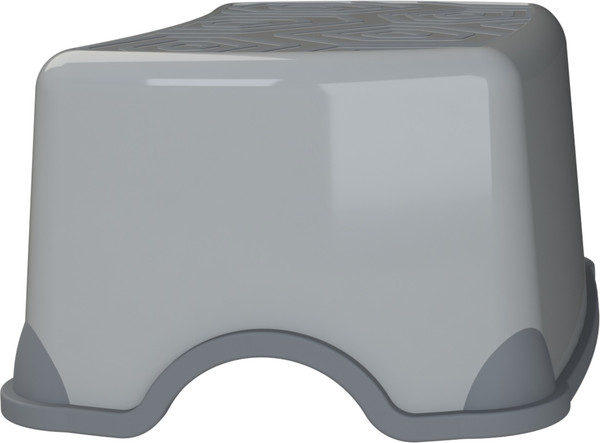 Изображение товара Табурет-подставка KidPlast Aster / PL194100 (светло-серый/серый)