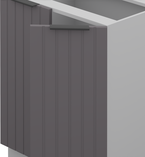 Изображение товара Шкаф-стол кухонный Arvento Корнелия Анта-плюс НШ60р без столешницы (графит софт)