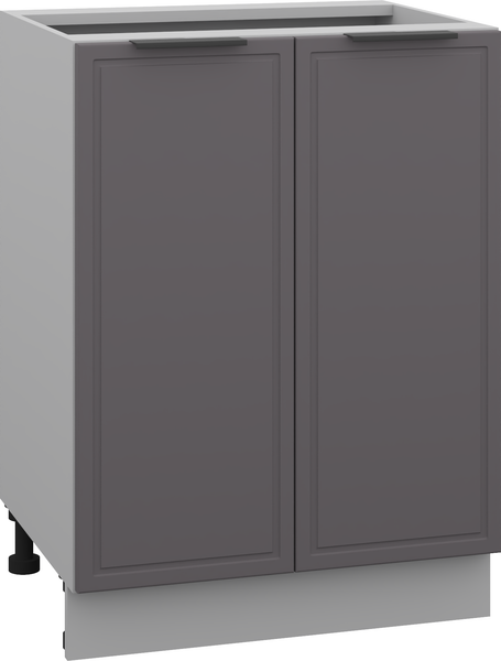 Изображение товара Шкаф-стол кухонный Arvento Корнелия Флок-плюс НШ60р без столешницы (графит софт)