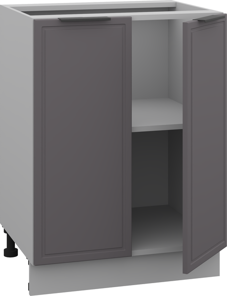 Изображение товара Шкаф-стол кухонный Arvento Корнелия Флок-плюс НШ60р без столешницы (графит софт)
