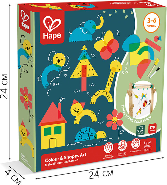 Изображение товара Набор для творчества Hape Трафареты Юный Пикассо / E2011_HP