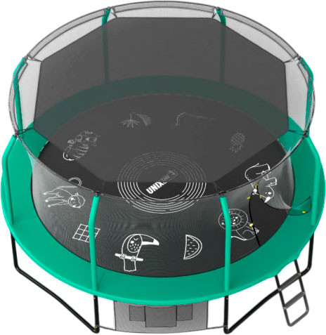 Изображение товара Тент UNIX Line Солнцезащитный для батута 244см TRSUNT08