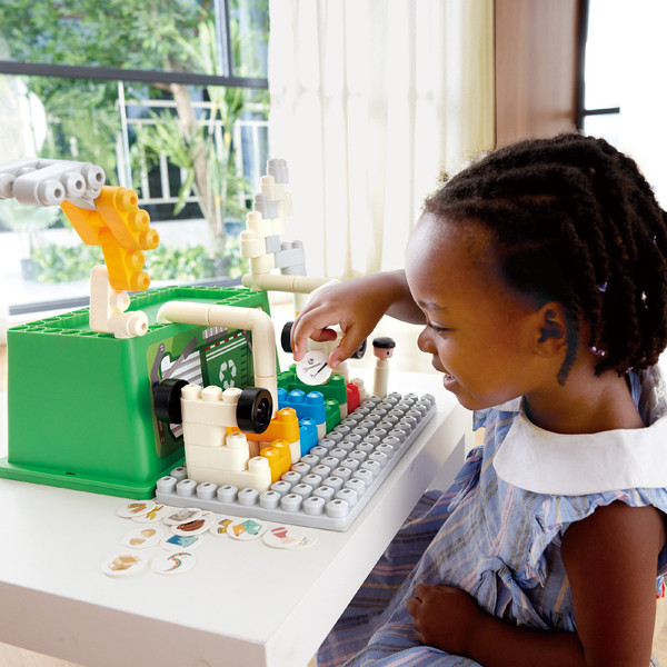 Изображение товара Конструктор PolyM Креатив. Грузовик для сортировки мусора / 761820_HP