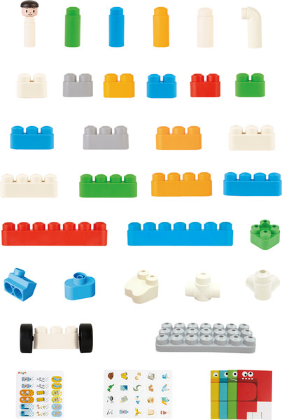 Изображение товара Конструктор PolyM Креатив. Грузовик для сортировки мусора / 761820_HP