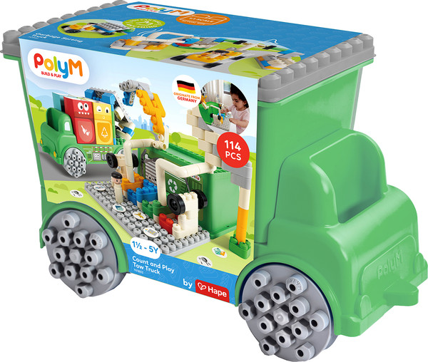 Изображение товара Конструктор PolyM Креатив. Грузовик для сортировки мусора / 761820_HP