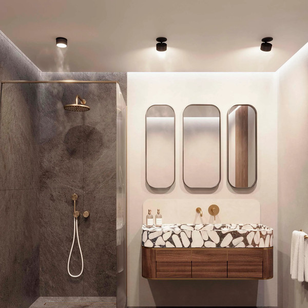 Изображение товара Точечный светильник Arlight LGD-POT-BUILT-R85-12W Warm3000 WH 100deg / 045780