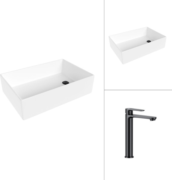 Изображение товара Умывальник со смесителем Lauter 21518-1 + Moon 21СК8691BS