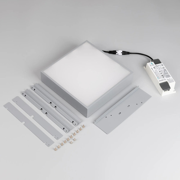 Изображение товара Точечный светильник Arlight DL-GRIGLIATO-S190x190-24W Day4000 GR 100deg / 047683