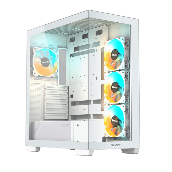 Изображение товара Корпус для компьютера Gigabyte C500 Panoramic Stealth Ice / GB-C500PI ST (белый, без БП)