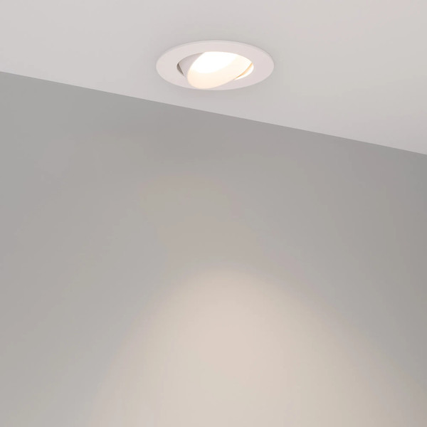 Изображение товара Точечный светильник Arlight MS-ATOLL-BUILT-TURN-R94-10W Day4000 WH 60deg / 044600